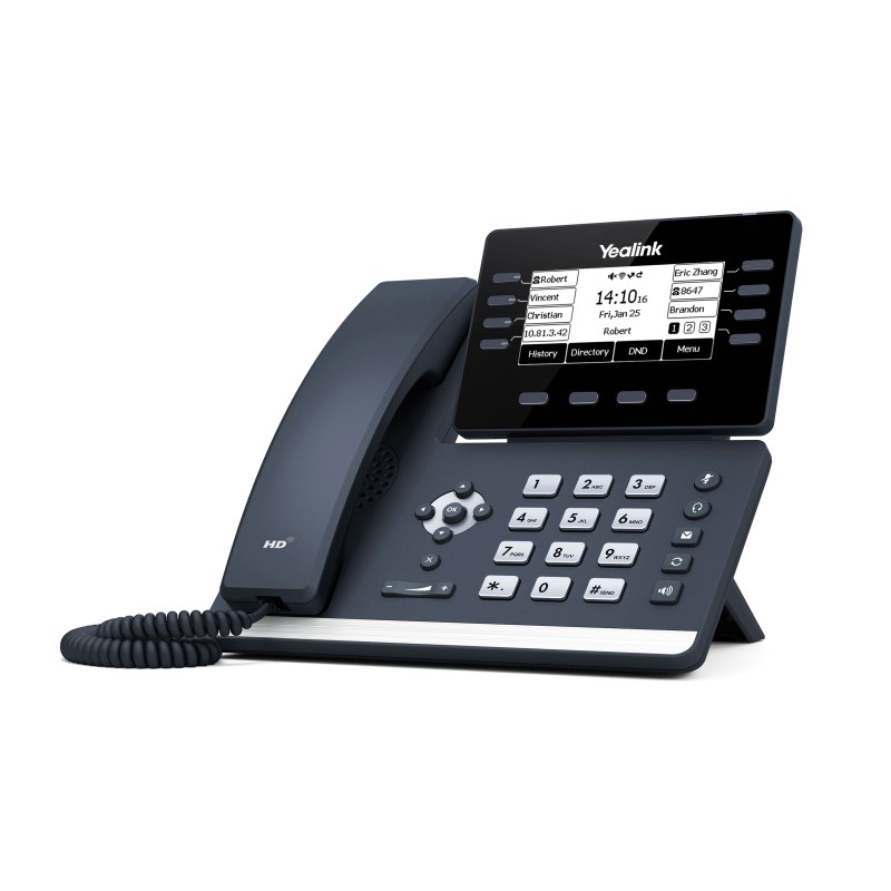 Yealink IP Phone Desktop PoE 3.7'' Gigabit, USB, Expansion, Bluetooth & Wi-Fi T53W — Buy in Cyprus with Fast Delivery