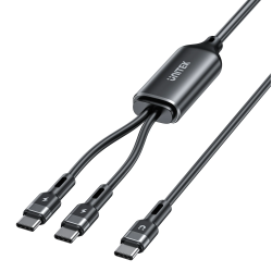 Unitek USB-C Cable - C14146ABK01-1.8M - PD100W 2-in-1 Dual Charging — Buy in Cyprus with Fast Delivery