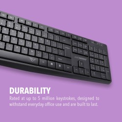 Alcatroz Silent Wired Keyboard - KB1500 - Silent, Wired — Buy in Cyprus with Fast Delivery