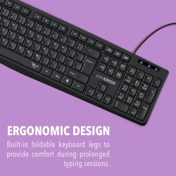 Alcatroz Silent Wired Keyboard - KB1500 - Silent, Wired — Buy in Cyprus with Fast Delivery