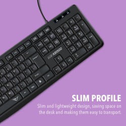 Alcatroz Silent Wired Keyboard - KB1500 - Silent, Wired — Buy in Cyprus with Fast Delivery