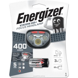 Energizer Vision HD+ Focus Headlight - 3AAA, 400 Lumens, Batteries Included — Buy in Cyprus with Fast Delivery