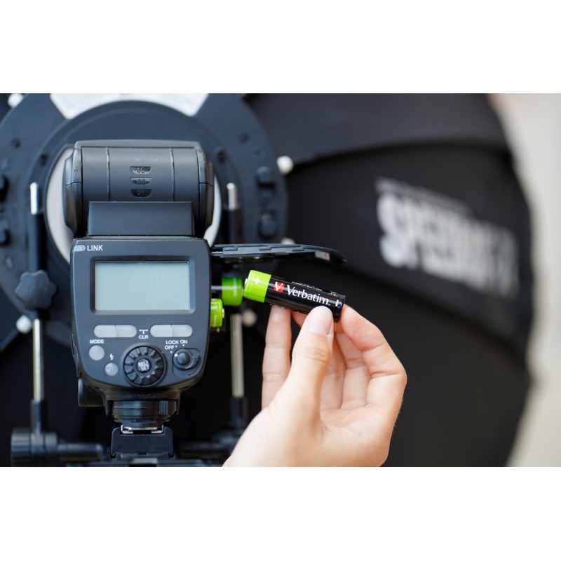 Verbatim Rechargeable AA 2500mAh Batteries (4pcs) - Rechargeable AA 2500mAh Batteries — Buy in Cyprus with Fast Delivery