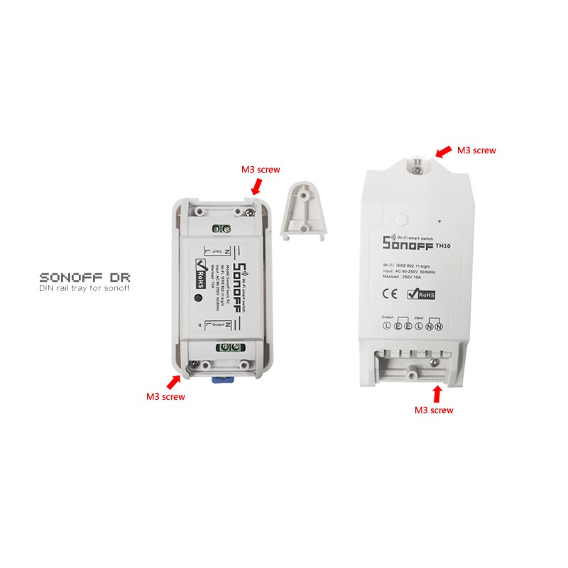 Sonoff DR DIN Rail Tray - DR DIN Rail Tray — Buy in Cyprus with Fast Delivery