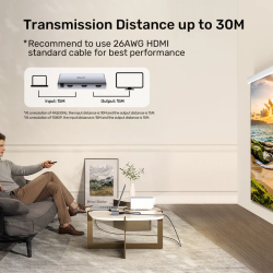 Unitek HDMI Splitter - V1130A - 1x2 4K30Hz — Buy in Cyprus with Fast Delivery