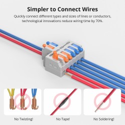 Sonoff Quick Wire Connectors - D1-2 - Quick Wire Connectors (54 pcs) — Buy in Cyprus with Fast Delivery