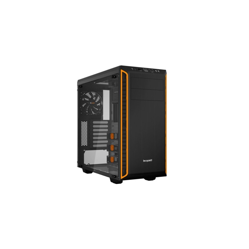 be quiet! Pure Base 600 Window - Mid Tower Case - Orange, ATX/mATX/Mini-ITX, 360mm Radiator Support