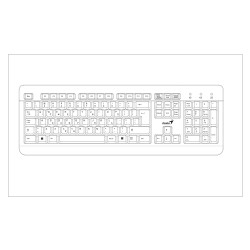 Genius Keyboard-Mouse Set - KM-160 - Wired, Greek — Buy in Cyprus with Fast Delivery
