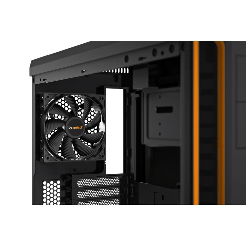 be quiet! Pure Base 600 Window - Mid Tower Case - Orange, ATX/mATX/Mini-ITX, 360mm Radiator Support