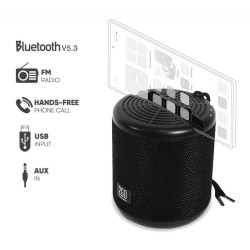 SonicGear AudioBox - 2GO-Dock100 - Portable BT FM Speaker with Dock Black — Buy in Cyprus with Fast Delivery