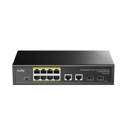Cudy Switch PoE Gigabit - GS1010PS2 - 8PoE + 2GbE + 2SFP Uplink 120W — Buy in Cyprus with Fast Delivery