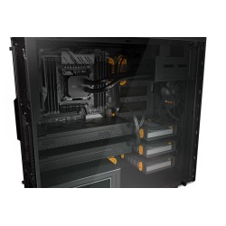 be quiet! Pure Base 600 Window - Mid Tower Case - Orange, ATX/mATX/Mini-ITX, 360mm Radiator Support