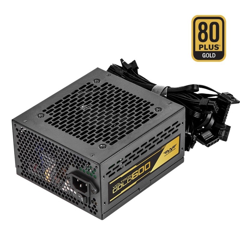 Armaggeddon Gaming PSU - 600W Certified 80+ Gold VOLTRON GOLD - Black — Buy in Cyprus with Fast Delivery