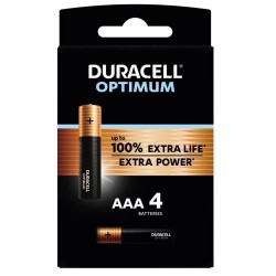 Duracell Alkaline AAA - (4pcs) Optimum — Buy in Cyprus with Fast Delivery