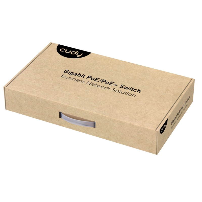 Cudy Switch PoE Gigabit 16PoE + 2GbE + 2SFP Uplink 200W - GS1018PS2 - 16PoE + 2GbE + 2SFP Uplink 200W