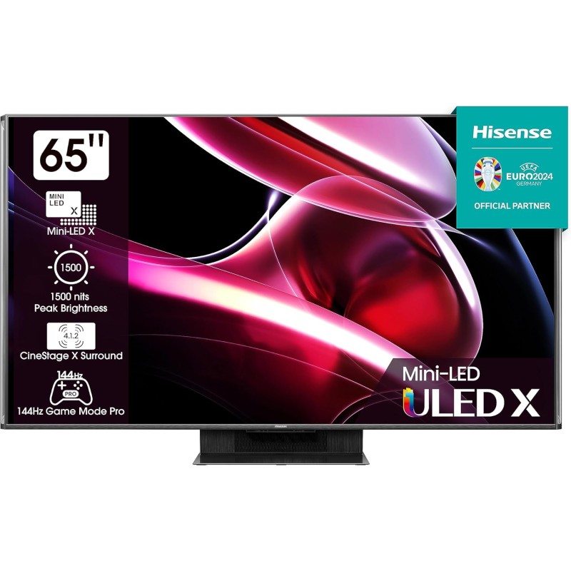 Hisense TV - 65UXKQ - 65'' 4K Smart QLED MINI LED 120hz Gaming TV — Buy in Cyprus with Fast Delivery