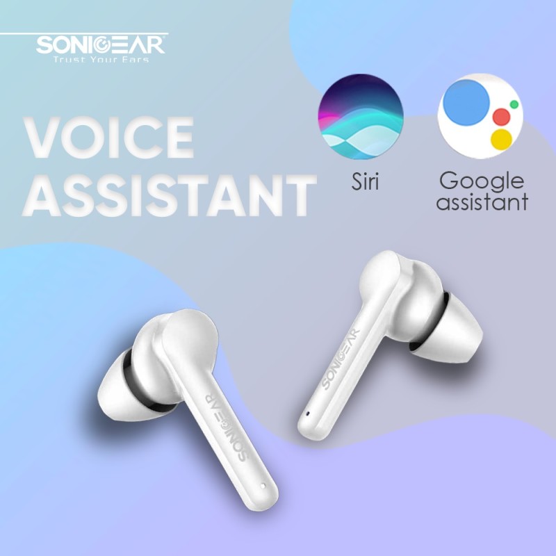 SonicGear EARPUMP IPX5 Earphones White - TWS 5 PRO - IPX5 Earphones White — Buy in Cyprus with Fast Delivery