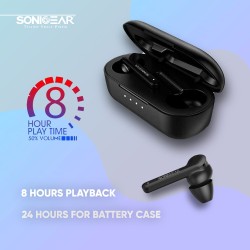 SonicGear EARPUMP IPX5 Earphones White - TWS 5 PRO - IPX5 Earphones White — Buy in Cyprus with Fast Delivery