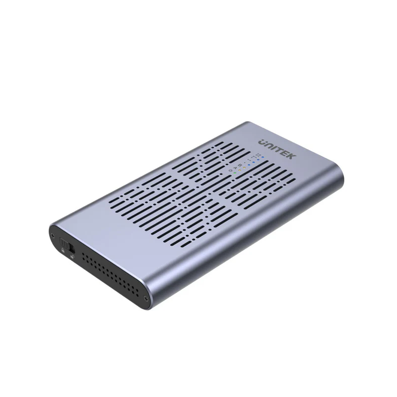 Unitek USB-C NVMe PCIe Enclosure 20Gbps Dual Offline Clone - S1206A - USB-C NVMe PCIe Enclosure 20Gbps Dual Offline Clone
