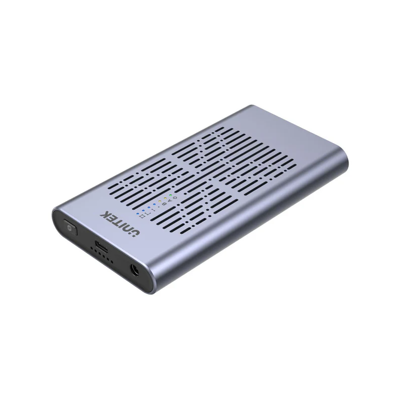 Unitek USB-C NVMe PCIe Enclosure 20Gbps Dual Offline Clone - S1206A - USB-C NVMe PCIe Enclosure 20Gbps Dual Offline Clone