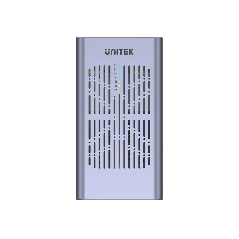 Unitek USB-C NVMe PCIe Enclosure 20Gbps Dual Offline Clone - S1206A - USB-C NVMe PCIe Enclosure 20Gbps Dual Offline Clone