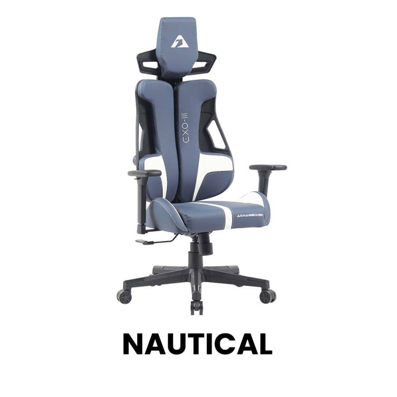 Armaggeddon Gaming Chair PU Leather - EXO-III - Nautical — Buy in Cyprus with Fast Delivery