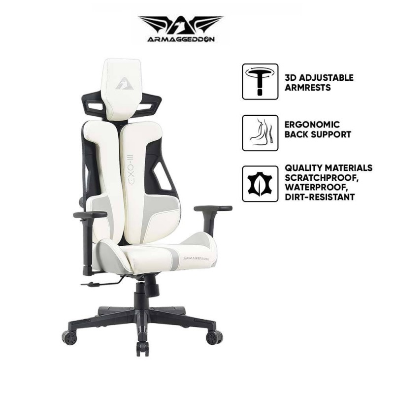 Armaggeddon Gaming Chair PU Leather - EXO-III - Nautical — Buy in Cyprus with Fast Delivery