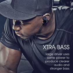 Sonicgear HYPERBASS BUDS Earphones - Gun Metal Black — Buy in Cyprus with Fast Delivery