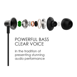 Sonicgear HYPERBASS BUDS Earphones - Gun Metal Black — Buy in Cyprus with Fast Delivery