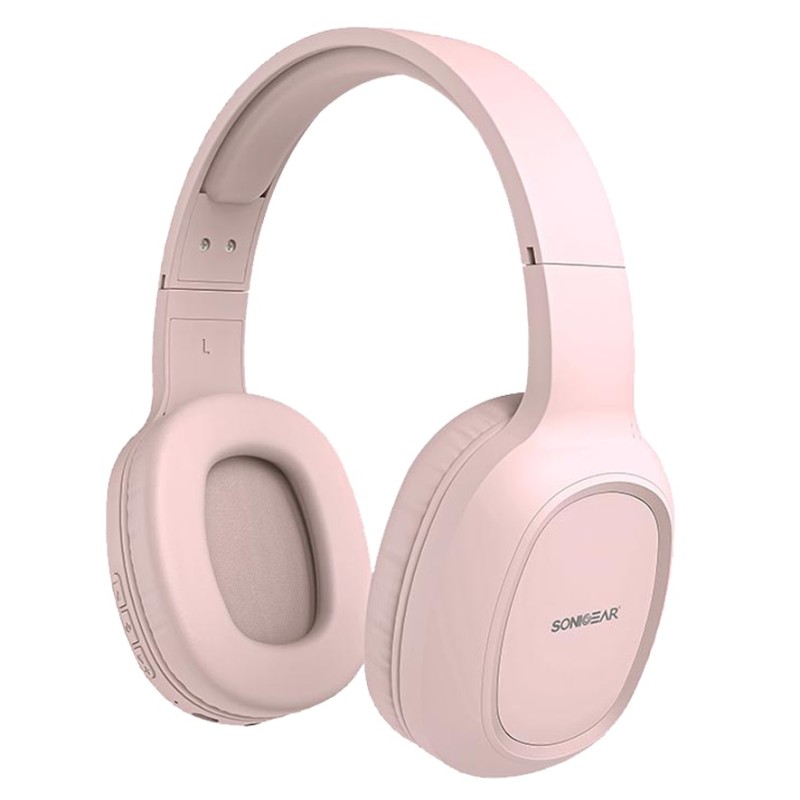 SonicGear Headphones - AIRPHONE 3 - Bluetooth Type-C Cloud Pink — Buy in Cyprus with Fast Delivery