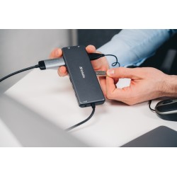 Verbatim USB-C 13-Port Hub - CMH-13 - Triple Display, 100W PD — Buy in Cyprus with Fast Delivery