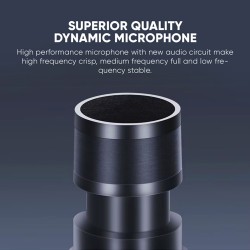 SonicGear WM2200UL - DUAL Gray 2 x Wireless 2.4GHz Rechargeable Microphone Handsets with LED Display