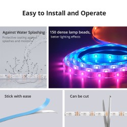 Sonoff Smart LED Light Strip RGBIC Outdoor IP54 Wi-Fi BT - L3-5M-P - RGBIC Outdoor IP54 Wi-Fi BT