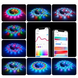 Sonoff Smart LED Light Strip RGBIC Outdoor IP54 Wi-Fi BT - L3-5M-P - RGBIC Outdoor IP54 Wi-Fi BT