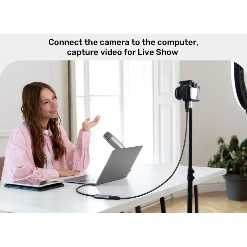 Unitek Capture Card HDMI to USB-C A 1080p - V1167A - HDMI to USB-C A 1080p — Buy in Cyprus with Fast Delivery