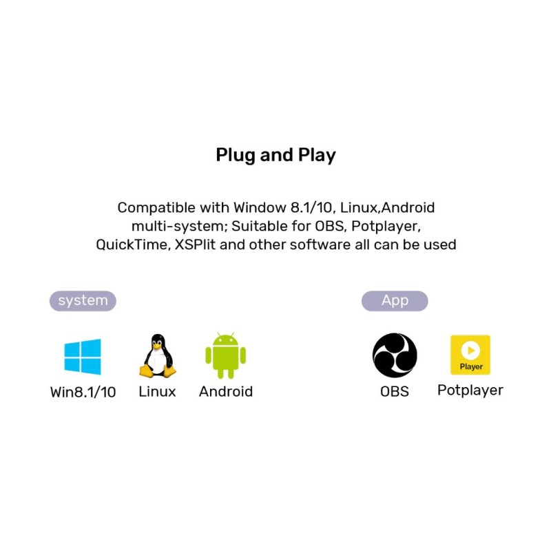 Unitek Capture Card HDMI to USB-C A 1080p - V1167A - HDMI to USB-C A 1080p — Buy in Cyprus with Fast Delivery