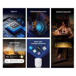 Sonoff ZigBee Human Presence Sensor - SNZB-06P - ZigBee, Human Presence Sensor — Buy in Cyprus with Fast Delivery