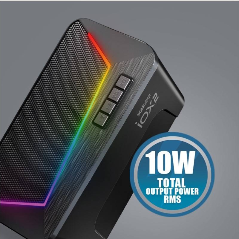 SonicGear Stereo Bluetooth PC Speakers - IOX 2 - Stereo Bluetooth PC Speakers — Buy in Cyprus with Fast Delivery
