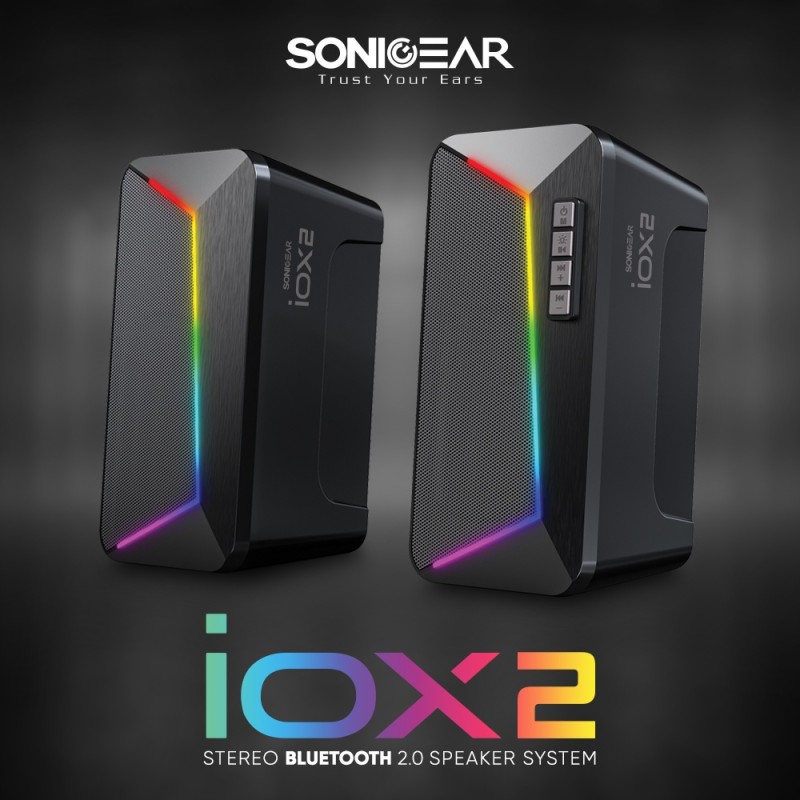 SonicGear Stereo Bluetooth PC Speakers - IOX 2 - Stereo Bluetooth PC Speakers — Buy in Cyprus with Fast Delivery