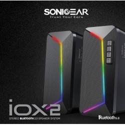 SonicGear Stereo Bluetooth PC Speakers - IOX 2 - Stereo Bluetooth PC Speakers — Buy in Cyprus with Fast Delivery