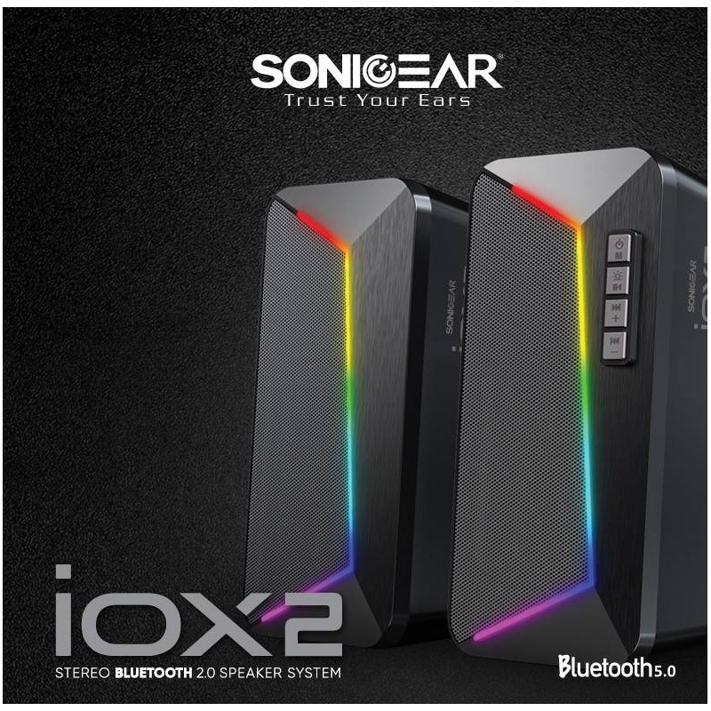 SonicGear Stereo Bluetooth PC Speakers - IOX 2 - Stereo Bluetooth PC Speakers — Buy in Cyprus with Fast Delivery