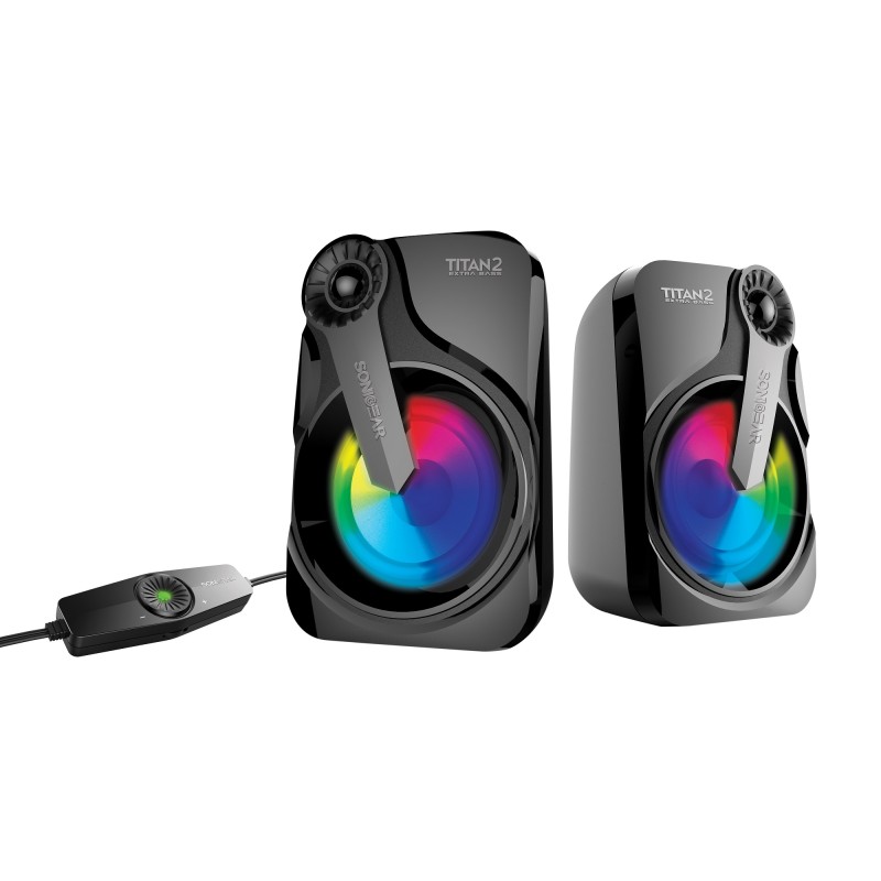 SonicGear USB Speakers - Titan2 - 2.0 12W 7LFX — Buy in Cyprus with Fast Delivery