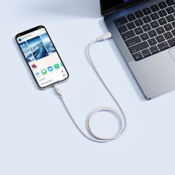 Baseus Cable USB-C to USB-C Silky Series - 1.0m 100W White — Buy in Cyprus with Fast Delivery