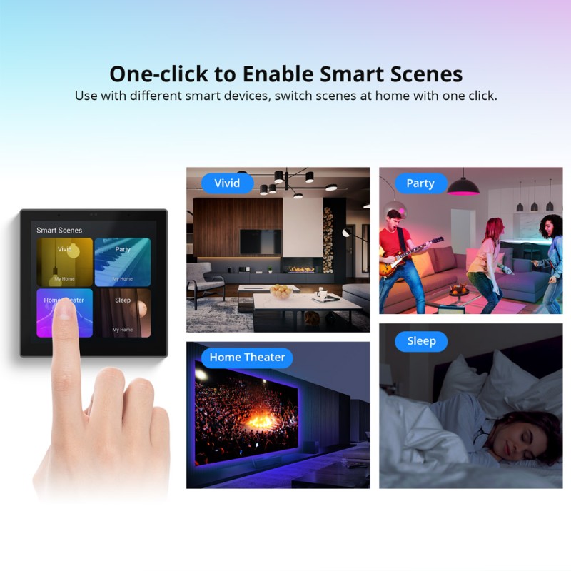 Sonoff Wifi Smart NS Panel Pro - Full Touch Display White — Buy in Cyprus with Fast Delivery