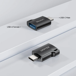 Unitek UCA USB-A Female to USB-C Male Adapter - A1048A - USB-A Female to USB-C Male, 10Gbps — Buy in Cyprus with Fast Delivery