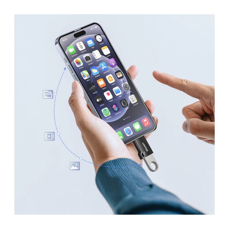 Unitek UCA USB-A Female to USB-C Male Adapter - A1048A - USB-A Female to USB-C Male, 10Gbps — Buy in Cyprus with Fast Delivery