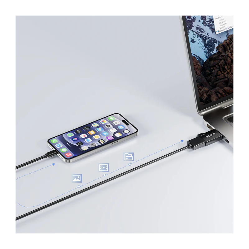 Unitek UCA USB-A Female to USB-C Male Adapter - A1048A - USB-A Female to USB-C Male, 10Gbps — Buy in Cyprus with Fast Delivery