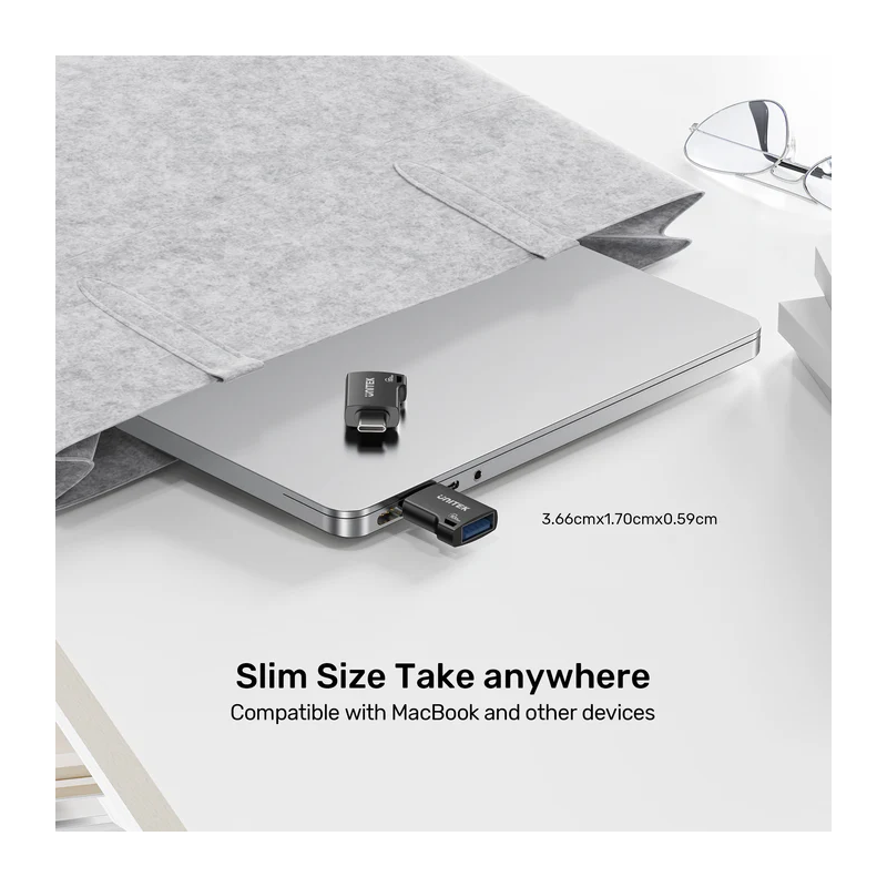 Unitek UCA USB-A Female to USB-C Male Adapter - A1048A - USB-A Female to USB-C Male, 10Gbps — Buy in Cyprus with Fast Delivery