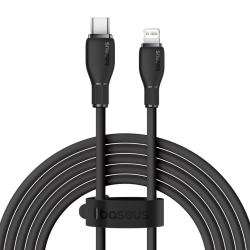 Baseus Cable Lightning to USB-C Pudding Series - 20W 1.2m Black — Buy in Cyprus with Fast Delivery