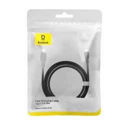 Baseus Cable Lightning to USB-C Pudding Series - 20W 1.2m Black — Buy in Cyprus with Fast Delivery
